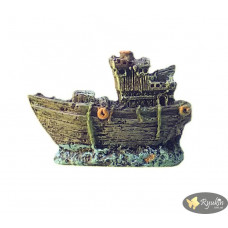 Декорація "Розбитий Корабель" 8*2,5*5 см (B001)